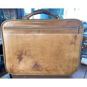 Vintage Hartmann Leather Tan Attache Briefcase
